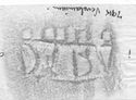 Thumbnail of Rubbing of INC8 die 1 from Verulamium 79K
