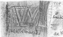 Thumbnail of Rubbing of IVNIVS 2 die 10 from Wroxeter 160K