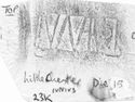 Thumbnail of Rubbing of IVNIVS 2 die 15 from Little Chester 23K