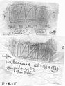 Thumbnail of Group of rubbings of IVNIVS 2 die 18