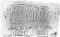 Thumbnail of Rubbing of IVNIVS 2 die 18 from Carlisle Lanes2 224K