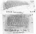 Thumbnail of Group of rubbings of IVNIVS 2 die 9