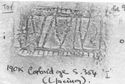 Thumbnail of Rubbing of IVNIVS 2 die 9 from Corbridge 190K