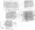 Thumbnail of Group of rubbings of LALLAIVS die 1
