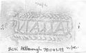 Thumbnail of Rubbing of LALLAIVS die 1 from Aldborough 20K