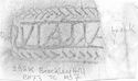 Thumbnail of Rubbing of LALLAIVS die 1 from Brockley Hill 232K