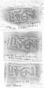 Thumbnail of Group of rubbings of LITVGENVS 1 die 1