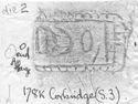 Thumbnail of Rubbing of LOCCIVS VIBO die 2 from Corbridge 178K