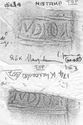 Thumbnail of Group of rubbings of LOCCIVS VIBO die 3