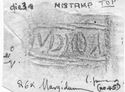 Thumbnail of Rubbing of LOCCIVS VIBO die 3 from Margidunum 26K