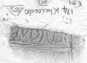 Thumbnail of Rubbing of LOCCIVS VIBO die 3 from Leicester 174K