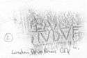 Thumbnail of Rubbing of L. ARRIVS CAPIT[  die 1 from London, Dove Bros Colln