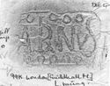 Thumbnail of Rubbing of MARINVS 1 die 4 from London, Guildhall Museum 99K