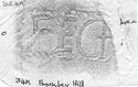 Thumbnail of Rubbing of MARINVS 1 die 4A from Brockley Hill 34K