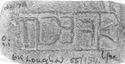 Thumbnail of Rubbing of MARINVS 1 die 7A from Loughor 6K