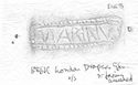 Thumbnail of Rubbing of MARINVS 1 die 8 from London, Drapers' Gardens 886K