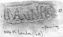 Thumbnail of Rubbing of MARTINVS 1 die 1 from London, Guildhall Museum 284K