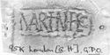 Thumbnail of Rubbing of MARTINVS 1 die 1 from London, Guildhall Museum 95K