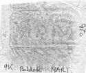 Thumbnail of Rubbing of MART die 1 from Baldock 9K