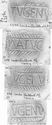 Thumbnail of Group of rubbings of MATVGENVS 1 die 4