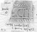 Thumbnail of Rubbing of MATVGENVS 1 die 4A from London, Guildhall Museum 109K