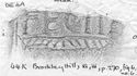 Thumbnail of Rubbing of MATVGENVS 1 die 4A from Brockley Hill 44K