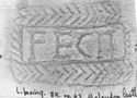 Thumbnail of Rubbing of MATVGENVS 1 die 5A from Melandra Castle 8K