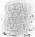 Thumbnail of Rubbing of MAVRIVS die 11 from Lincoln 54K