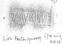 Thumbnail of Rubbing of MAVRIVS die 13 from Little Paxton 1K