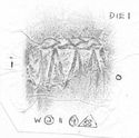 Thumbnail of Rubbing of MAVRIVS die 1 from Mancetter_9_W_2_11_38