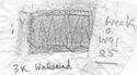 Thumbnail of Rubbing of MAVRIVS die 6 from Wallsend 3K
