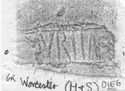 Thumbnail of Rubbing of MAVRIVS die 6 from Worcester 6K
