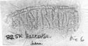 Thumbnail of Rubbing of MAVRIVS die 6 from Leicester 225K