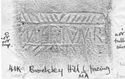 Thumbnail of Rubbing of MERTVMARVS die 1 from Brockley Hill 41K