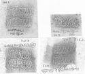 Thumbnail of Group of rubbings of MINOMELVS die 3