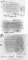 Thumbnail of Group of rubbings of MOC die 1