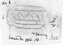 Thumbnail of Rubbing of MOC die 1 from Leicester 130K