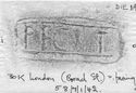 Thumbnail of Rubbing of MORICAMVLVS   die 1A from London, Broad Street 30K