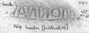 Thumbnail of Rubbing of MORINA die 1 from London, Guildhall Museum 56K