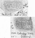 Thumbnail of Group of rubbings of MOSSIVS die 1