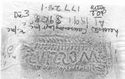 Thumbnail of Rubbing of MOSSIVS die 3 from Leicester, A1. 1991. 17728.1