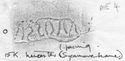 Thumbnail of Rubbing of MOSSIVS die 4 from Leicester 15K