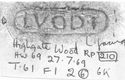 Thumbnail of Rubbing of OASTRIVS die 1A from Highgate Wood 6K