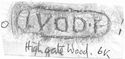 Thumbnail of Rubbing of OASTRIVS die 1A from Highgate Wood 6K