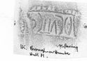 Thumbnail of Rubbing of OCALICO die 1 from Brough on Humber 1K