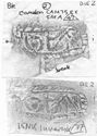 Thumbnail of Group of rubbings of OTA die 2