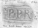 Thumbnail of Rubbing of Procuratorial die 2 from British Museum, London 82K