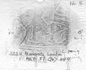 Thumbnail of Rubbing of Procuratorial die 5 from Moorgate, London 332K