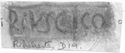 Thumbnail of Rubbing of Q.IVS CICO die 1 from Ribchester D19