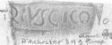 Thumbnail of Rubbing of Q.IVS CICO die 1 from Ribchester D19